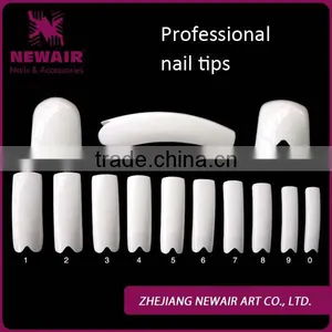 NEWAIR New Arrivals Salon 500pcs Clear Half Artificial Nail Tip Ultra-thin Transparent thumbnail-3