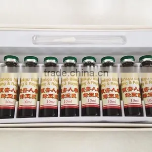 OEM Ginkgo Biloba Ginseng Royal Jelly, Herbal Ginseng and Ginkgo Oral Liquid thumbnail-1