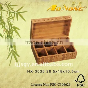 Bamboo Wholesale Tea Box/storage Tea Chest thumbnail-1