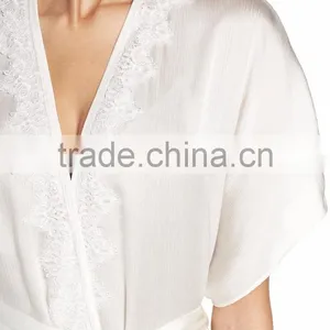 Spa Robes Wholesale Fashion Modern Choir Sleepwear for Women Night Cheap Silk Robes thumbnail-5