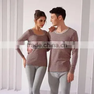 Unisex Pajama Set for Couple Thermal Underwear Cotton Fabric thumbnail-2