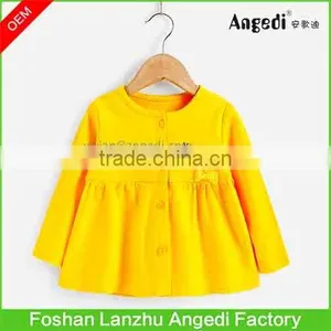 Cute Baby Girls' Cardigan Kids Autumn/spring Outerwear Toddler Girls' Organic Cotton Knitted Top thumbnail-1