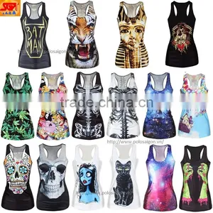 Women Tank Top 3d Printing, 100% Polyester thumbnail-4