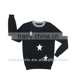 Cotton Men's Jacquard Pullover Sweater thumbnail-1