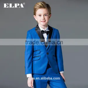 ELPA Formal Designer Slimming Wholesale Blue3 Piece Boys Tuxedo Suits thumbnail-4