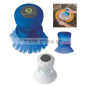 Kitchen Scrub Brush - Fill Soap Reservoir and Push Top Button to Release Soap Onto Brush thumbnail-1