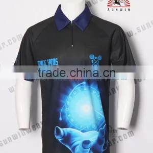 Quick Dry Darts Shirt, Cheap Custom Darts Jersey Sublimation thumbnail-2