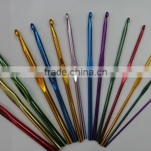 High-grade Factory Supply Aluminum Crochet Hook Set for Crocheting Sweater thumbnail-1