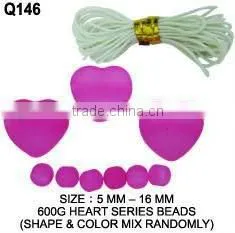 (Q146) 600G HEART SERIES BEADS thumbnail-1