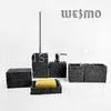 Black 6 Piece Environmentally Friendly Non Transparent Polyresin Bathroom Set thumbnail-1