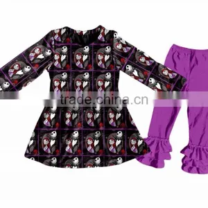 2017 New Arrival Cute Halloween Party Clothing for Girls Design Kids Toddler Girl Clothing Sets thumbnail-1