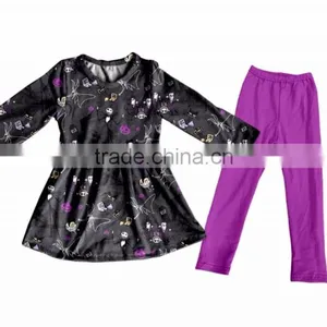 New Fashion Halloween Casual Baby Clothing Set for Child Clothes Suit Whoelsale Boutique Lovely Girls Clothing thumbnail-1