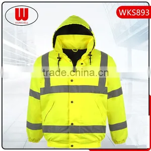 100 Polyester Protective Bomber Jacket thumbnail-1