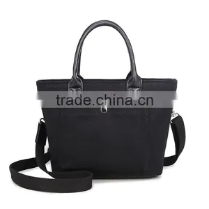New Arrival Wholesale Women Canvas Bag Shoulder and Rope Handle Beach Bag thumbnail-5
