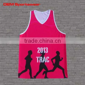 Hot Sell Custom Sublimated Running Shirts With High Qultiy thumbnail-1