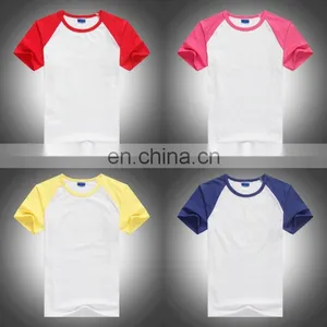 2016 New Children Cotton T-shirt,blank Raglan T-shirt for Kid thumbnail-1