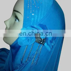 Muslim Hijab Girl Rhinestone Hijabs Muslim Hijab thumbnail-2