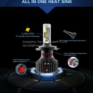 New Style Brillant Light 8000lm LED Headlight Waterproof for Cars thumbnail-2