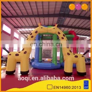 Inflatable Kissing Giraffe Entrance Arch for Outdoor Event thumbnail-1