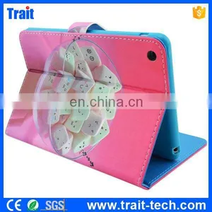 Factory Sales Cute Pattern for IPad Mini 2/3 Leather Case thumbnail-5