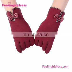 Personalized Winter Velevet Gloves For Touch Screen Women Gloves thumbnail-5