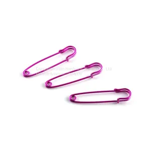 Sexy Red Decorated 2.0mm*76mm Brass Safety Pin for Crafts and Fashion thumbnail-3