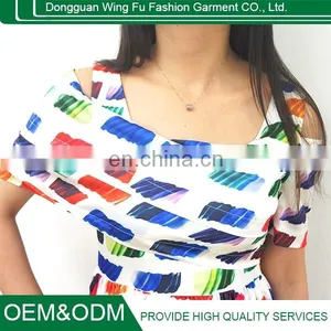 2015 Summer Short Sleeved Silk Skirt Cultivate One's Morality Dress thumbnail-2