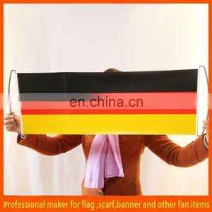 Double Sides Printed Hand Scrolling Banner Linda thumbnail-1
