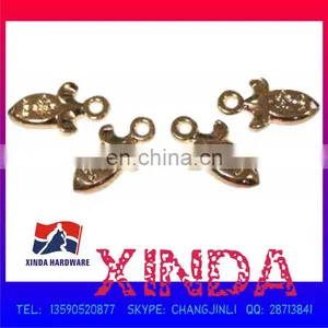 21*12mm Outstanding Shinny Golden Customized Metal Zipper Puller thumbnail-1