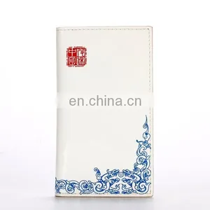 HOT PROFESSIONAL WHITE VINTAGE PATTERN LEATHER WALLET CHINESE thumbnail-1