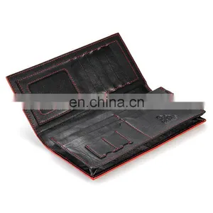 New Promotional Good Quality Human Genuine Leather Wallet Men With Logo thumbnail-3