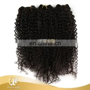 Brand New! Unprocessed Malaysian India Best Lady Weaves Virgin Human Hair Kinky Curly Sixe Girl Hotbeauty thumbnail-2