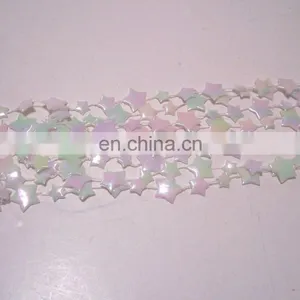 PEARL STARS GARLAND CHRISTMAS DECORATION thumbnail-1