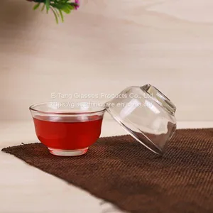 Wholesale Factory Price Amazon Custom Logo 50ml Handmade Kungfu Pyrex Glass Gongfu Tea Cup thumbnail-5