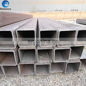 Anti-rust Package Black 100mm Diameter Steel Welded Rectangular Pipe thumbnail-6