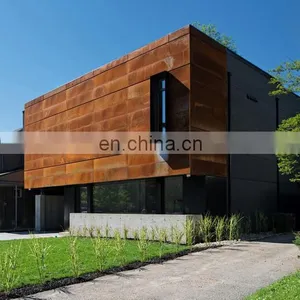 Corten Steel Facade House thumbnail-5