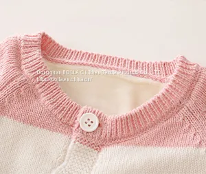 Knitted Newborn 100% Cotton Baby Rompers Infant Toddlers Clothing Pajama Romper thumbnail-4