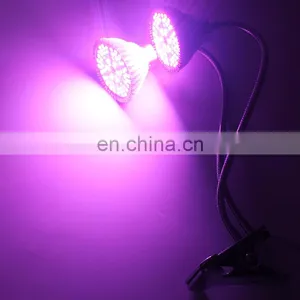 LED Clip Plant Growth Lamp Double-headed Plant Light 24W Full Spectrum Plant Growth Light thumbnail-1