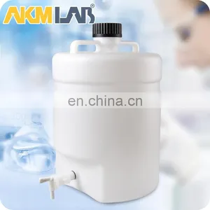AKMLAB White Plastic Aspirator Bottle With Screw Cup thumbnail-1