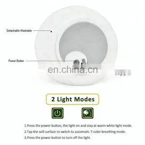 Soft Cute Cat Silicone Night Lamp Led Pat Night Light for Kids thumbnail-5
