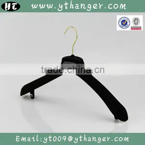 HA7059 Flocking Velvet Clothes Hanger Plastic Coat Women Hanger thumbnail-5