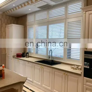 Wood Frame Balcony Concrete Glass Louvered Windows thumbnail-3
