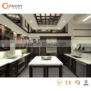 High End China Manufacturer Acrylic Kitchen Cabinets thumbnail-1
