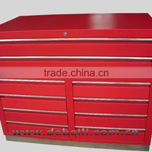 Industrial Stage Red Color 10-drawer Tool Cabinet Box thumbnail-2