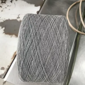 Recycled Yarn Manufacturer Nm10/1 Grey Open End Cotton Polyester Working Glove thumbnail-2