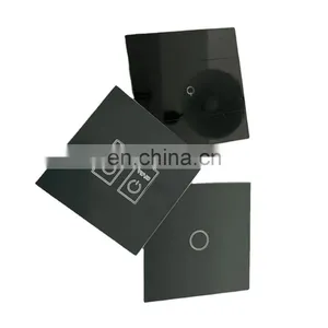 Flat Screen Printed Decorative Glass Acid Etched and Printed Glass Panels thumbnail-1