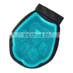 New Style FBA Available High Quality Pet Hair Remover Pet Deshedding Brush Gloves thumbnail-1