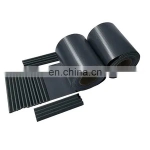 Anthracite Color Pvc Tarpaulin Privacy Stripe Screen Fence Strip Rolls thumbnail-1