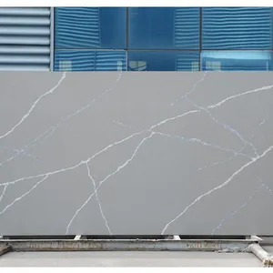 Code：3046，Calacatta Artificial Stone Quartz Slab Kitchen Countertops thumbnail-1