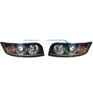 HJQ-095 Front Lamp Left and Right Higer Kinglong Bus Combination Headlight Led Lights 24v for Buses thumbnail-1